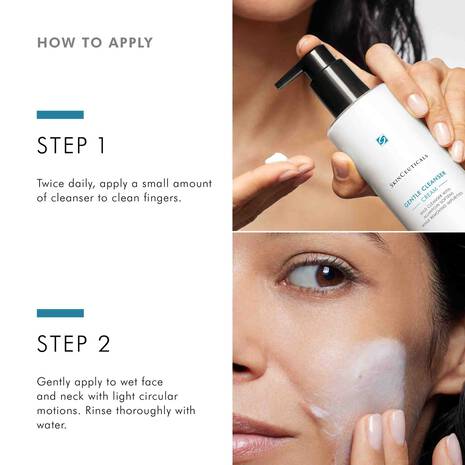 How to apply Gentle Cleanser SkinCeuticals