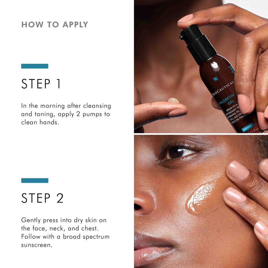 Phloretin CF Gel SkinCeuticals How to Apply